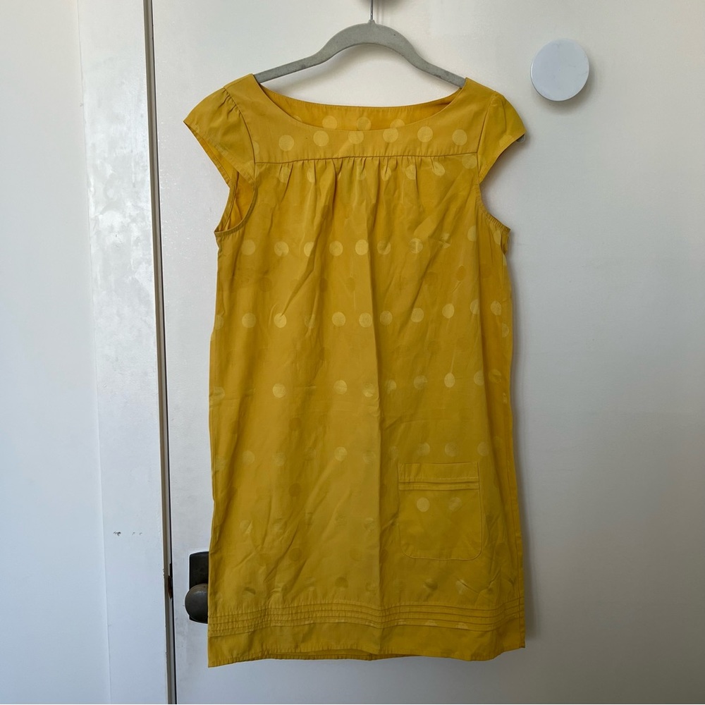 Mustard Yellow Vintage Mod Shift Dress H&M size 6